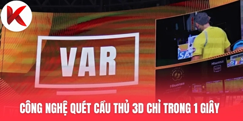 Công nghệ quét cầu thủ 3D chỉ trong 1 giây