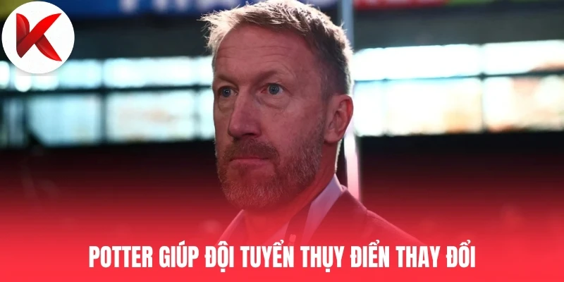Potter giúp đội tuyển Thụy Điển thay đổi