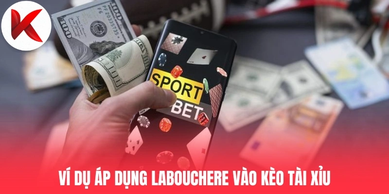 Ví dụ áp dụng Labouchere vào kèo Tài Xỉu
